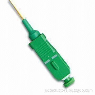 SC/APC Fiber Optic Pigtail/Patch Cords/Jumper, 9/125um, 0.9mm, 1m